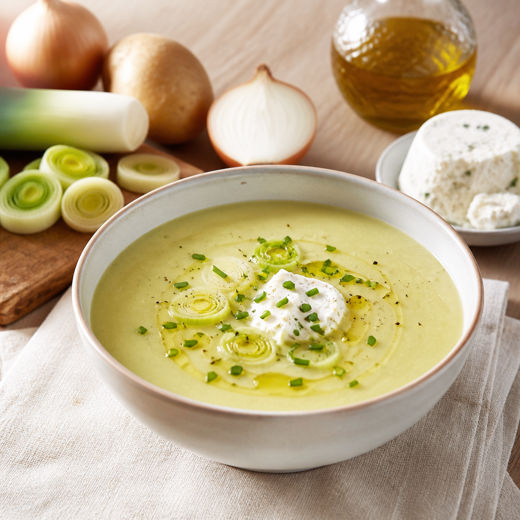 Soupe de Poireaux au Boursin